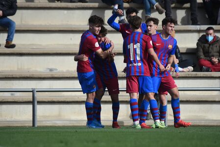 FCB Juvenil A vs Sabadell, J17 División de Honor, 9/1/2022