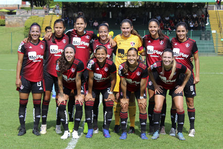 Foto oficial del Club Atlas Femenil durante el juego de la Jornada 2 del Torneo Apertura 2019 de la Liga BBVA MX Femenil, entre Atlas Femeni