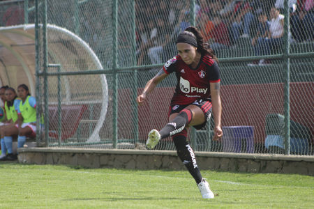 Fabiola Ibarra durante el juego de la Jornada 2 del Torneo Apertura 2019 de la Liga BBVA MX Femenil, entre Atlas Femenil y Rayadas de Monter