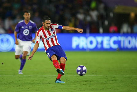 Koke takes a shot against MLS All-Stars — soccer — MLS, soccer, allstar