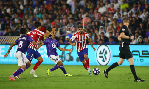 Diego Costa looking over the field — soccer — MLS, soccer, allstar