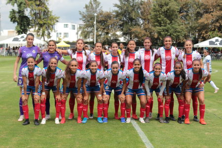 Foto oficial del Club ChivasFemenil durante el juego de la Jornada 4 del Torneo Apertura 2019 de la Liga BBVA MX Femenil, entre Chivas Femen