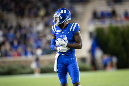 Duke's Scott Bracey, Wide Receiver — Football — Duke, Football, Pittsburgh