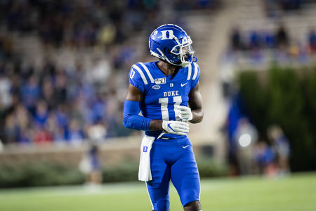 Duke's Scott Bracey, Wide Receiver — Football — Duke, Football, Pittsburgh