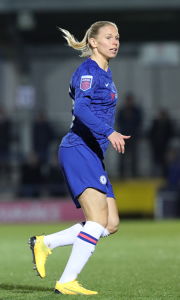 Jonna Andersson at Kingsmeadow February 12th — Chelsea Women — Jonna Andersson, Chelsea Women
