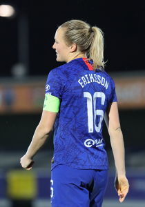 Magdalena Eriksson, Chelsea FC Women, February 12th at Kingsmeadow — Chelsea Women — Magdalena Eriksson, Chelsea Women