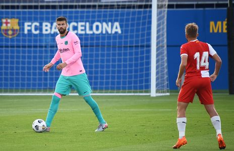 Barça 3- Girona 1, Preseason Friendly Game, 16/9/2020 — Gerard Piqué, Piqué