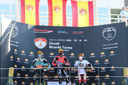 valencia — podio, moto3, mundial junior moto3