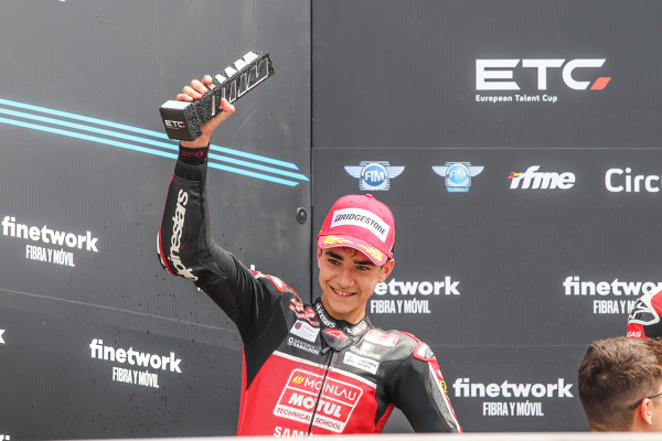 BRIAN URIARTE, PODIUM, TEAM ESTRELLA GALICIA 0,0 — PODIO — JUNIORGP, FIM, EUROPEAN TALENT CUP