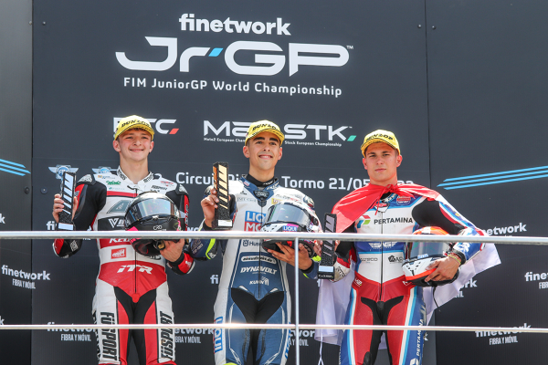 SENNA AGIUS, MATTIA RATO Y CARLOS TATAY PODIUM VALENCIA 2023 — PODIO — PODIUM, PODIO, CARLOS TATAY