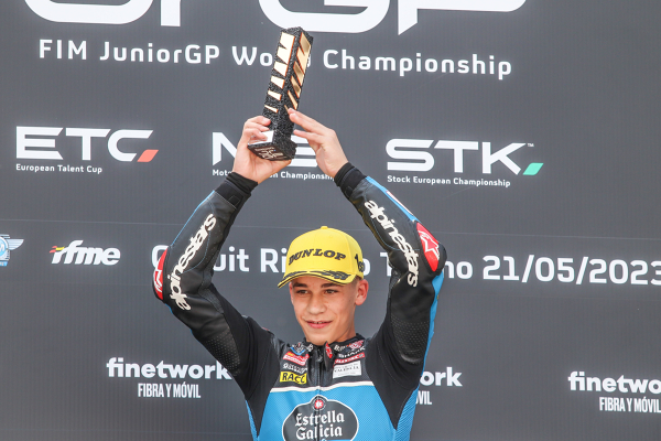 Angel Piqueras, Team Estrella Galicia 0,0, podium — podium — CEV, JUNIORGP, moto3