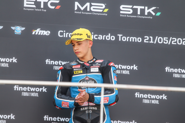 Angel Piqueras, Team Estrella Galicia 0,0, podium — podium — CEV, JUNIORGP, moto3