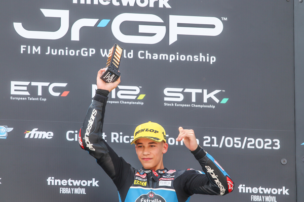 Angel Piqueras, Team Estrella Galicia 0,0, podium — podium — CEV, JUNIORGP, moto3