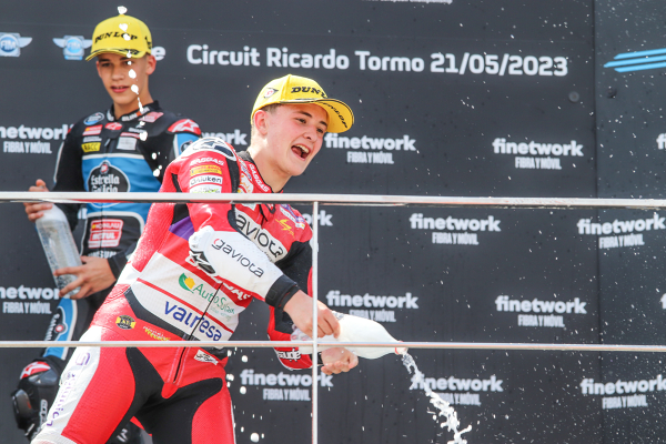 Joel Esteban, Aspar Junior Team, podium — podium — CEV, JUNIORGP, moto3