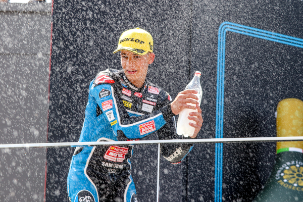 Angel Piqueras, Team Estrella Galicia 0,0, podium — podium — CEV, JUNIORGP, moto3