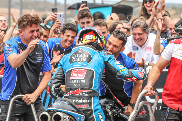 Angel Piqueras, Team Estrella Galicia 0,0 — podium — CEV, JUNIORGP, moto3