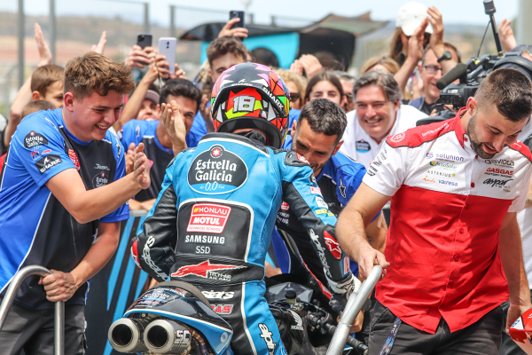 Angel Piqueras, Team Estrella Galicia 0,0 — podium — CEV, JUNIORGP, moto3