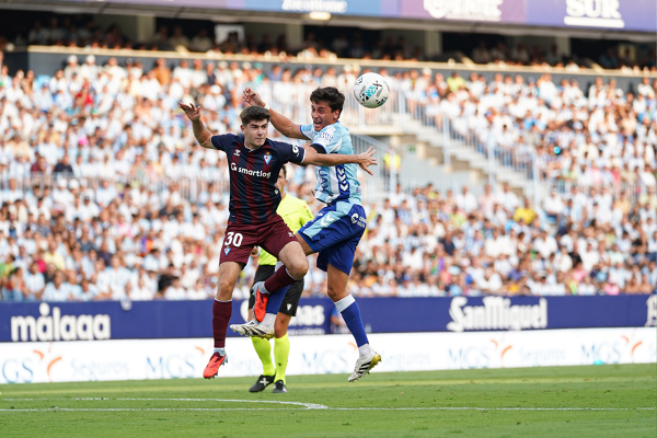 Málaga CF - SD Eibar (J1 LaLiga Hypermotion 2025 2026) — SD Eibar — Estadio La Rosaleda, LaLiga Hypermotion, SD Eibar