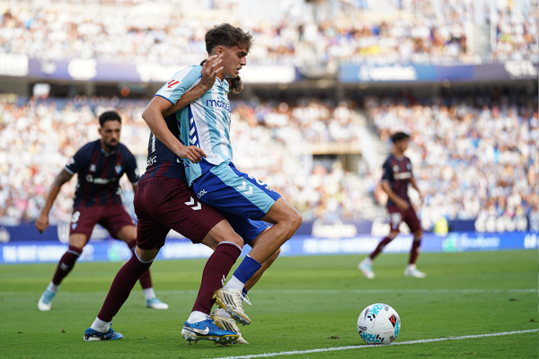 Málaga CF - SD Eibar (J1 LaLiga Hypermotion 2025 2026) — SD Eibar — Estadio La Rosaleda, LaLiga Hypermotion, SD Eibar