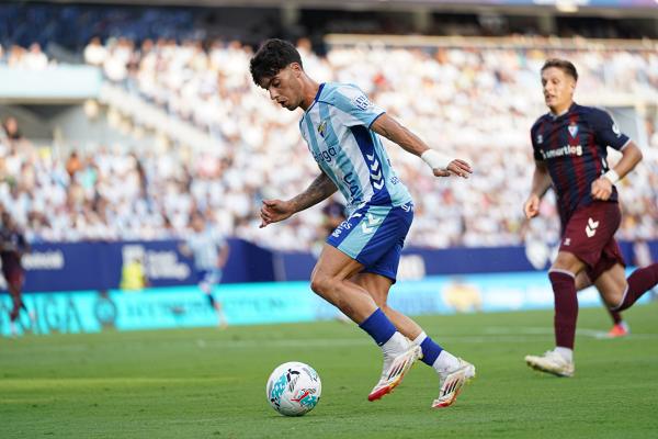 Málaga CF - SD Eibar (J1 LaLiga Hypermotion 2025 2026) — SD Eibar — Lobete, Estadio La Rosaleda, LaLiga Hypermotion