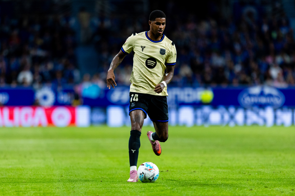 Real Oviedo - FC Barcelona - Jornada 6 - La Liga EA Sports — FC Barcelona — Marcus Rashford, FC Barcelona