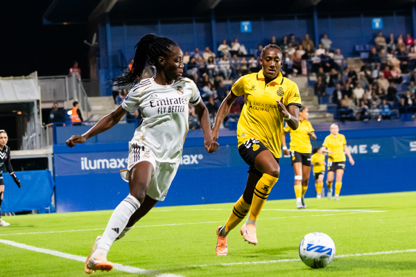 Liga F J9 | RCD Espanyol 0 - 1 Real Madrid — Naomie Feller — Naomie Feller, Daniela Caracas, Real Madrid Femenino