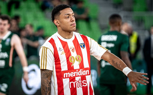 Cedevita Olimpija Ljubljana vs Crvena Zvezda — Crvena Zvezda, Yago Dos Santos, Cedevita Olimpija Ljubljana vs Crvena Zvezda