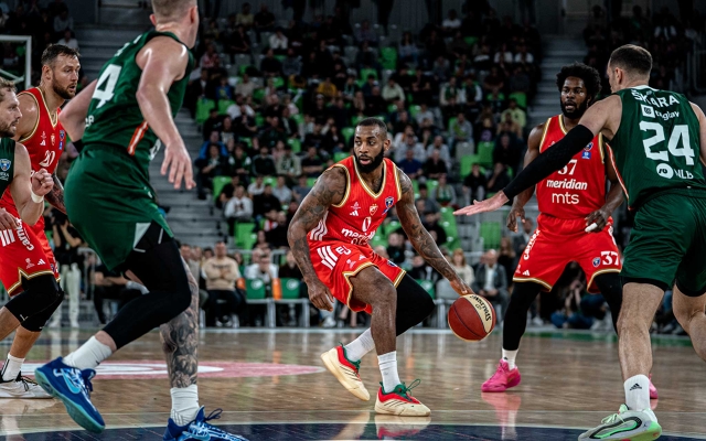 Cedevita Olimpija Ljubljana vs Crvena Zvezda — Cody Miller-Mcintyre, Crvena Zvezda, Cedevita Olimpija Ljubljana vs Crvena Zvezda