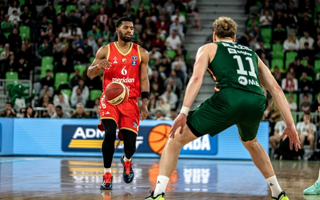 Cedevita Olimpija Ljubljana vs Crvena Zvezda — Cedevita Olimpija Ljubljana vs Crvena Zvezda, Jared Butler, Jaka Blazic