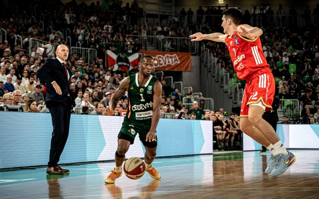 Cedevita Olimpija Ljubljana vs Crvena Zvezda — Cedevita Olimpija Ljubljana vs Crvena Zvezda, Stefan Miljenovic, Umoja Adeyemi Gibson