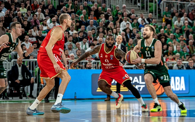 Cedevita Olimpija Ljubljana vs Crvena Zvezda — Cedevita Olimpija Ljubljana vs Crvena Zvezda, Jaka Blazic, Dejan Davidovac