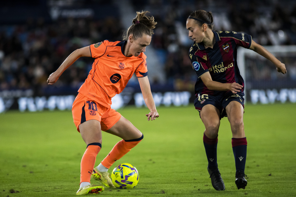 Liga F J12 | Levante UD 0 - 4 Fc Barcelona  — Levante UD Femenino — FC Barcelona Femení, Levante UD Femenino, Caroline Graham