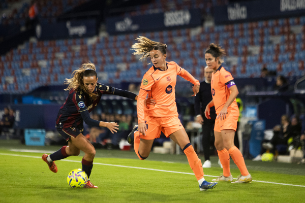 Liga F J12 | Levante UD 0 - 4 Fc Barcelona  — Levante UD Femenino — Eva Alonso, Clara Serrajordi, Marta Torrejón