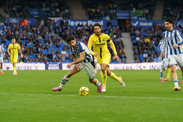 Gonçalo Guedes — real sociedad, Villareal, Liga