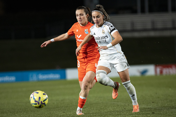 Liga F J13 | Real Madrid 1 - 0 Real Sociedad — Athenea del Castillo — Arola Aparicio, Athenea del Castillo, Real madrid femenino