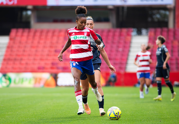 Liga F J14 | Granada CF 0 - 3 Real Madrid — Granada CF Femenino — Jujuba Cardozo, Irune Dorado, Real Madrid Femenino