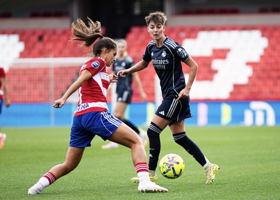Liga F J14 | Granada CF 0 - 3 Real Madrid — Granada CF Femenino — Laura Pérez, Pau Comendador, Granada CF Femenino