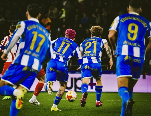 David Mella — RC Deportivo, Atlético de Madrid, Copa del Rey