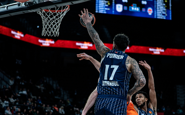 Valencia Basket — Vincent Poirier, Valencia Basket, Anadolu Efes Istanbul vs Valencia Basket