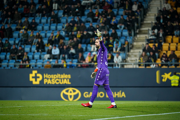 Cádiz CF - Real Zaragoza (J29 LaLiga Hypermotion) — LaLiga Hypermotion — David Gil, goalkeeper, Cádiz CF