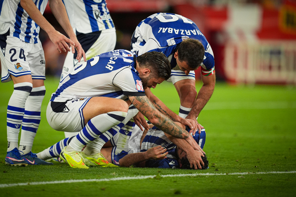 Atletico de Madrid - Real Sociedad (final Copa del Rey 2026) — Gonçalo Guedes — Gonçalo Guedes, penalti, Real Sociedad