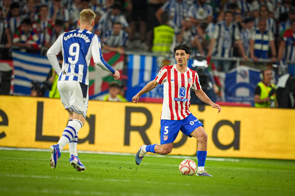 Atletico de Madrid - Real Sociedad (final Copa del Rey 2026) — Copa del Rey — Johnny Cardoso, Atlético de Madrid, Copa del Rey