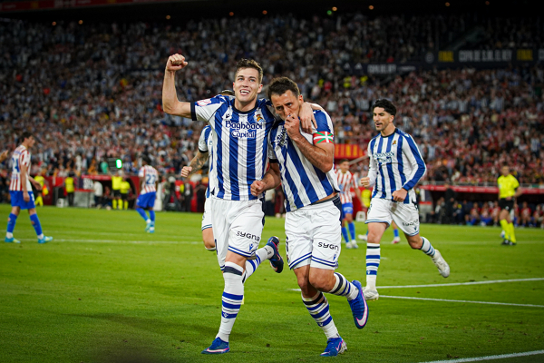 Atletico de Madrid - Real Sociedad (final Copa del Rey 2026) — Copa del Rey — Mikel Oyarzabal, goal, gol