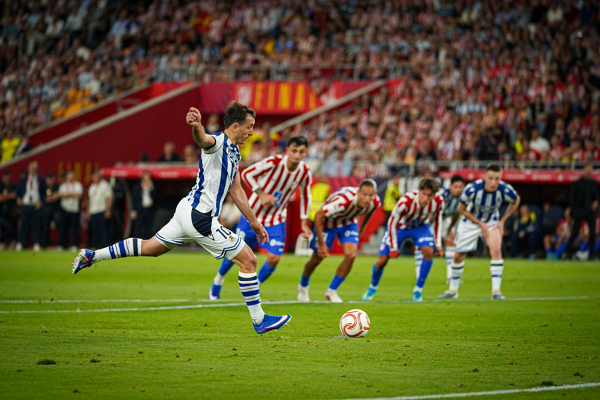 Atletico de Madrid - Real Sociedad (final Copa del Rey 2026) — Copa del Rey — Mikel Oyarzabal, penalti, gol