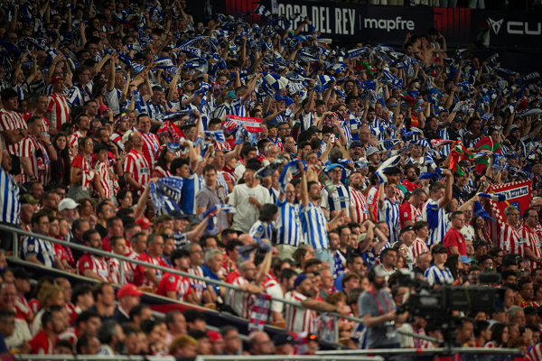 Atletico de Madrid - Real Sociedad (final Copa del Rey 2026) — Copa del Rey — Copa del Rey, Estadio La Cartuja, aficionados