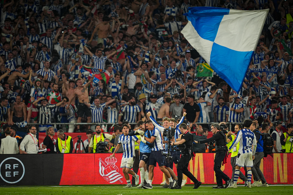 Atletico de Madrid - Real Sociedad (final Copa del Rey 2026) — Copa del Rey — Copa del Rey, celebración, Real Sociedad