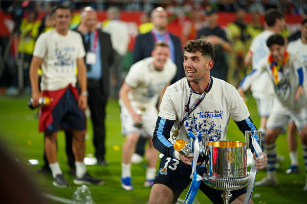 Atletico de Madrid - Real Sociedad (final Copa del Rey 2026) — Copa del Rey — Unai Marrero, goalkeeper, Real SOciedad